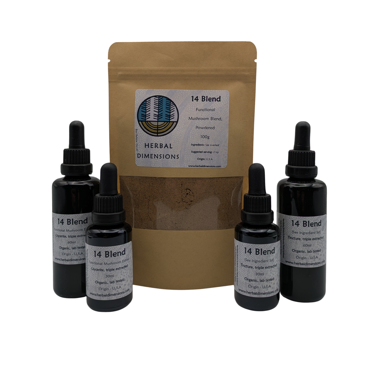 14 Mushroom Blend - Powder