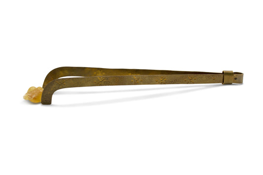 Brass tongs for use with incense