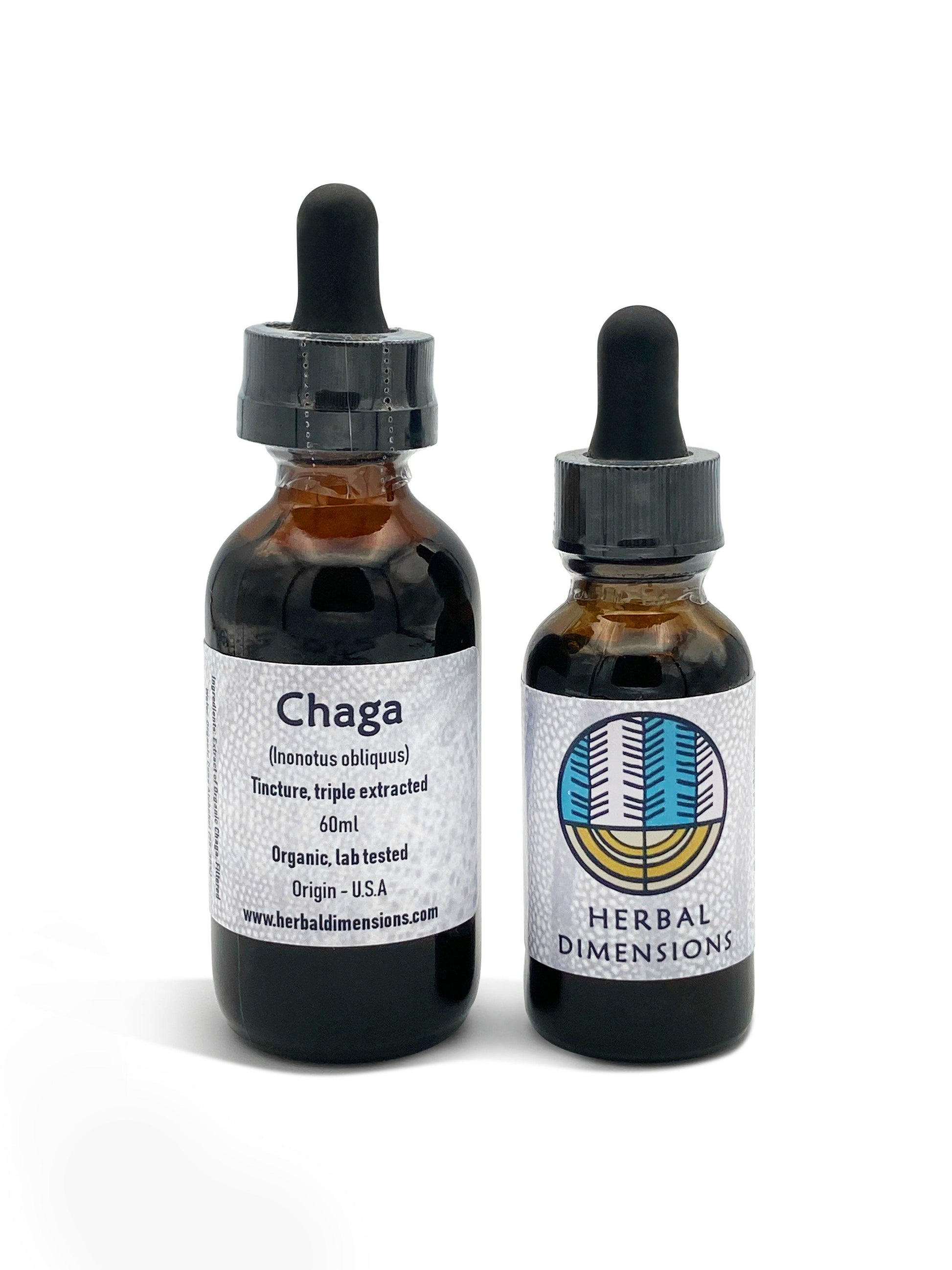 Chaga Tincture (Inonotus obliquus) - Herbaldimensions.com
