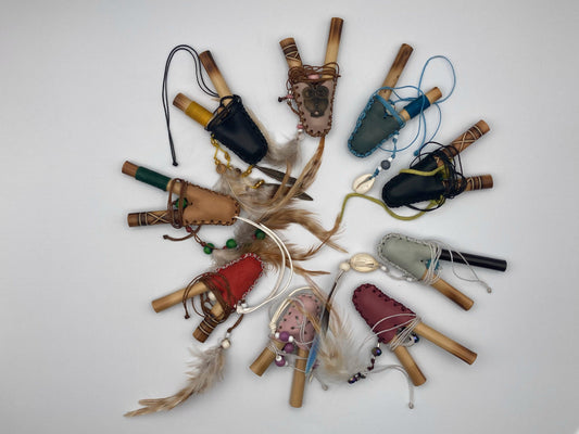 traditional kuripe snuff pipe