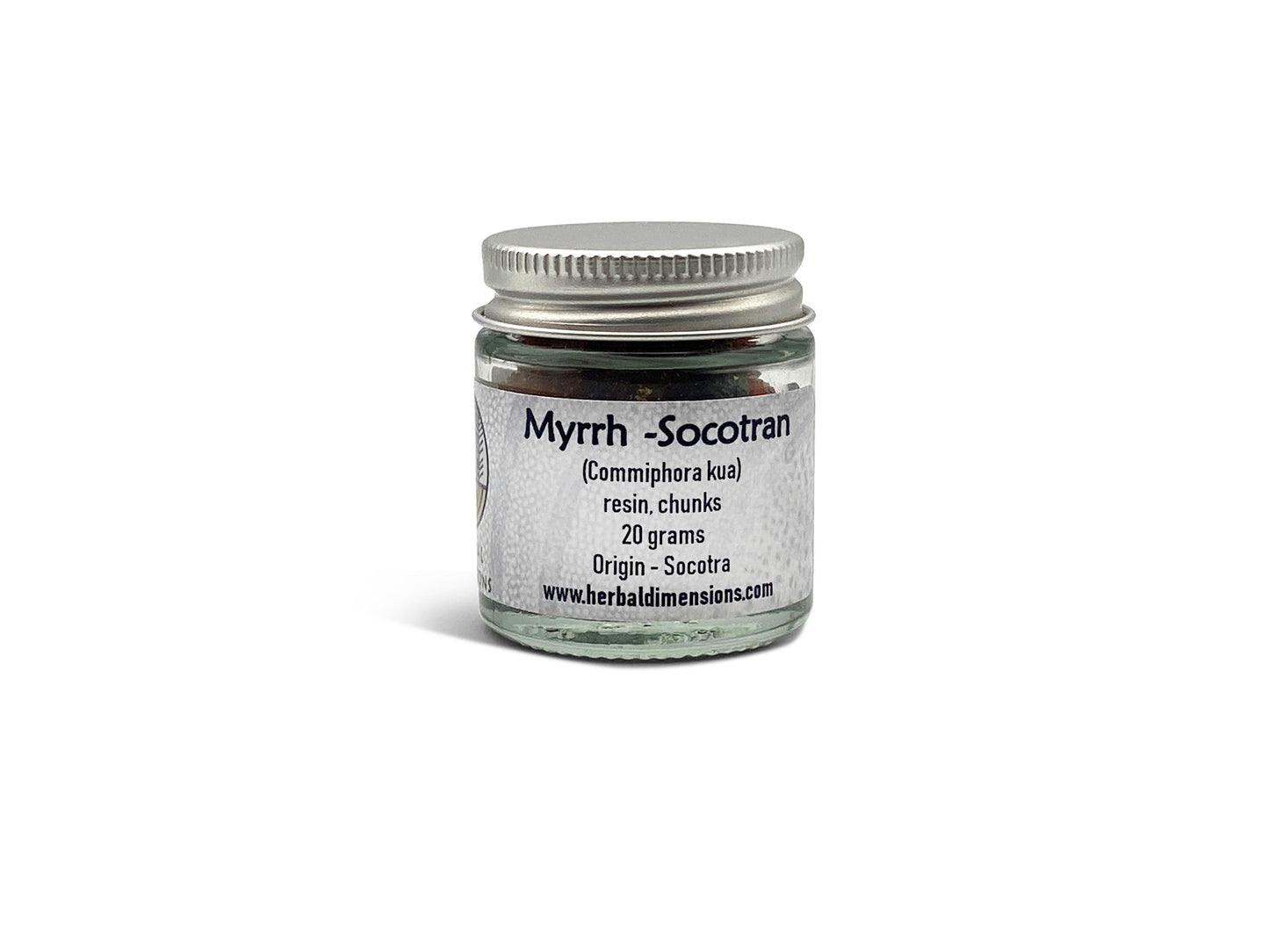 Myrrh in jars